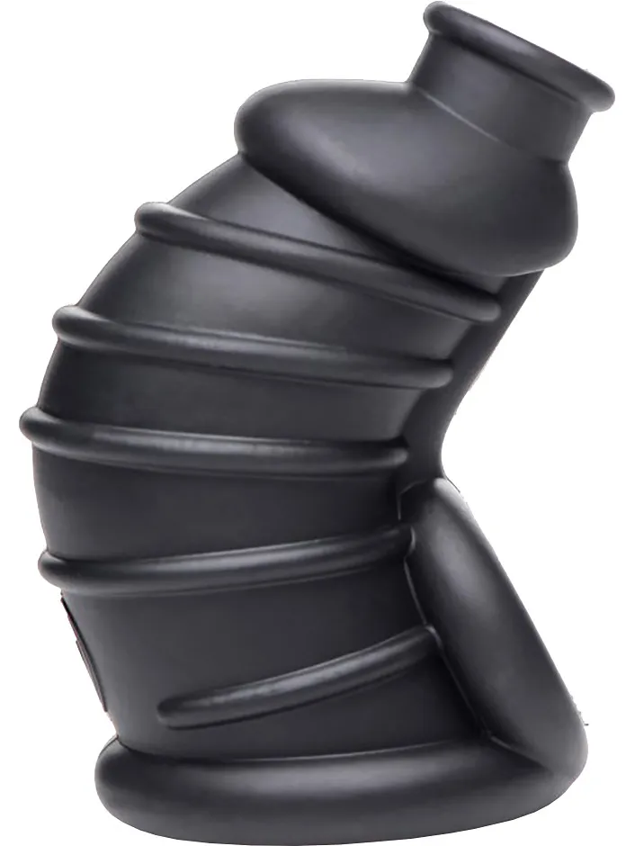 Master Series Silicone Cock Cage Black Kyskhetsbur