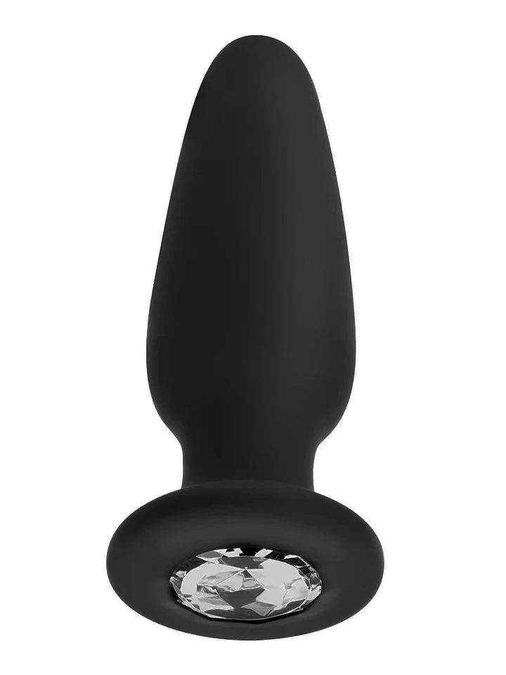 Silicone Anal Plug With Jewel 10,4 cm