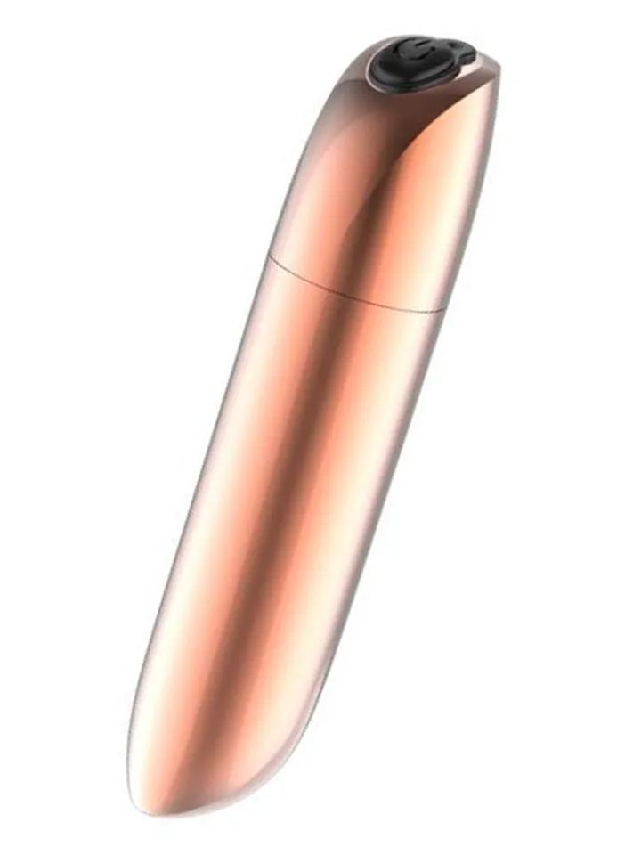 Rechargeable Powerful Bullet Vibrator Gold