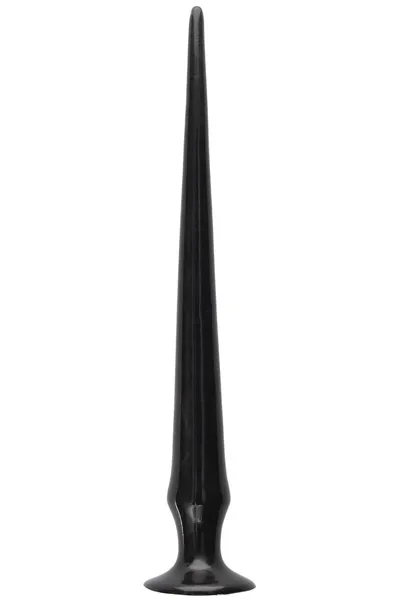 Ass Spike Dildo Black 33 cm Extra lång analdildo