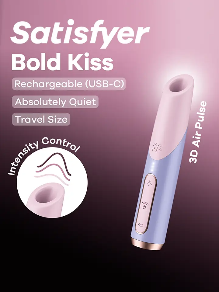 Satisfyer Bold Kiss Air Pulse Vibrator