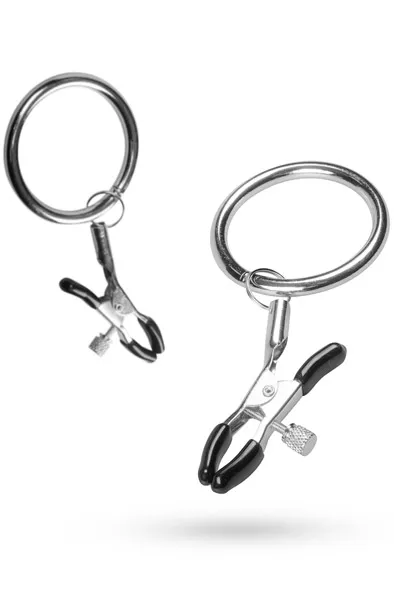 Nipple Clamps With Large Rings Bröstvårtsklämmor