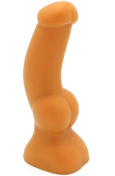 Gold Play Cock Large 18 cm Ø5,5cm Dildo