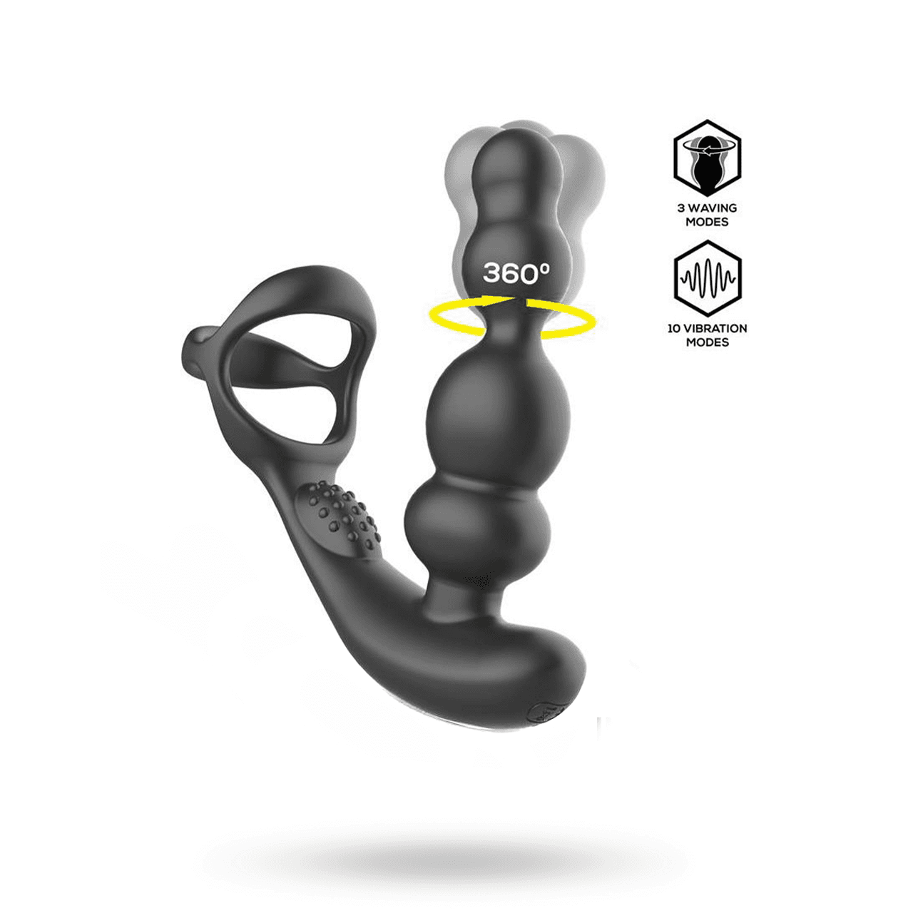 Klark Waving & Vibrating Plug With Remote