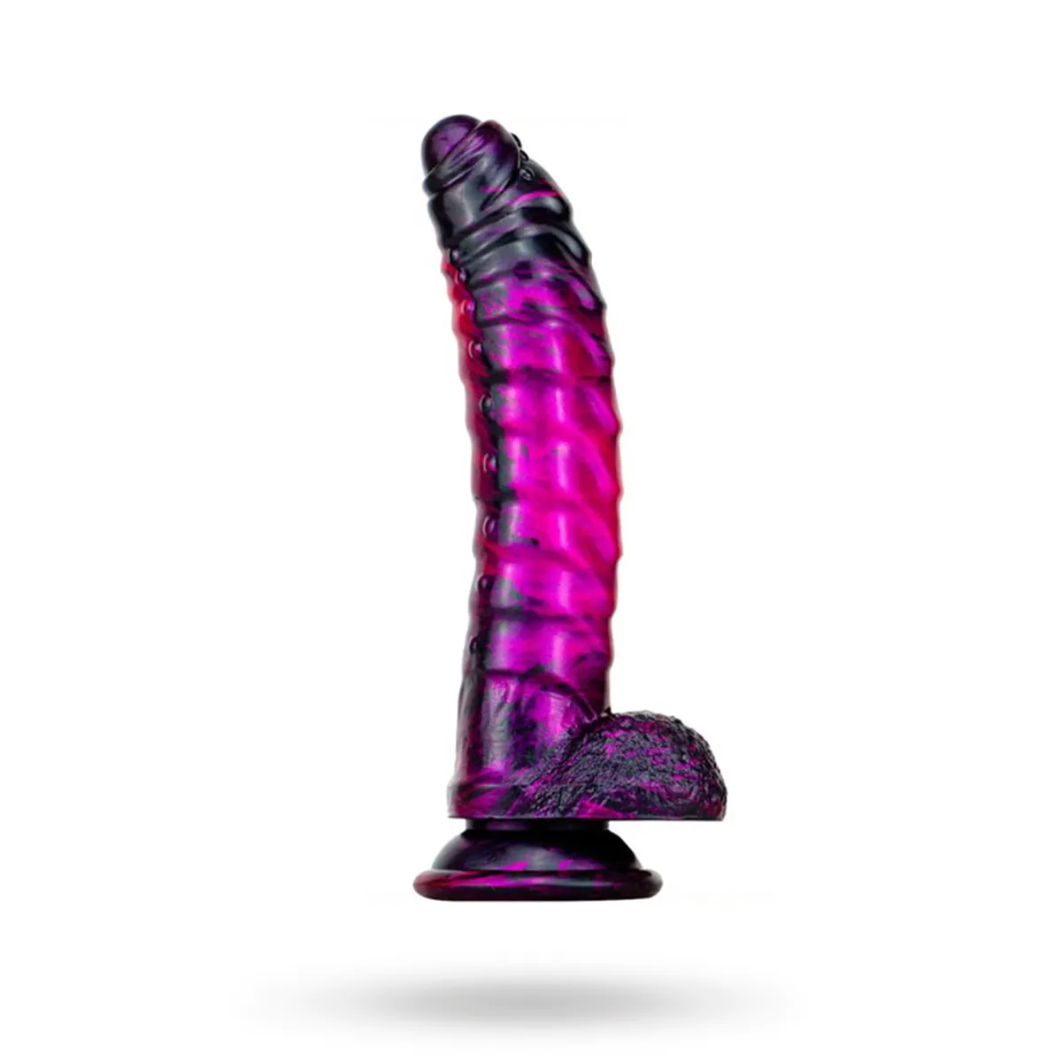 Metallic Fantasy Dildo Gasix Purple/Black 20,5 cm Dragon dildo