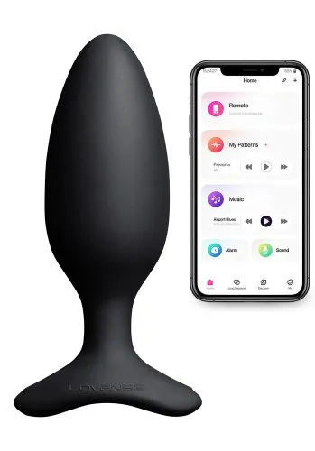 Lovense Hush 2 Vibrating Butt Plug 45mm Fjärrstyrd analplugg
