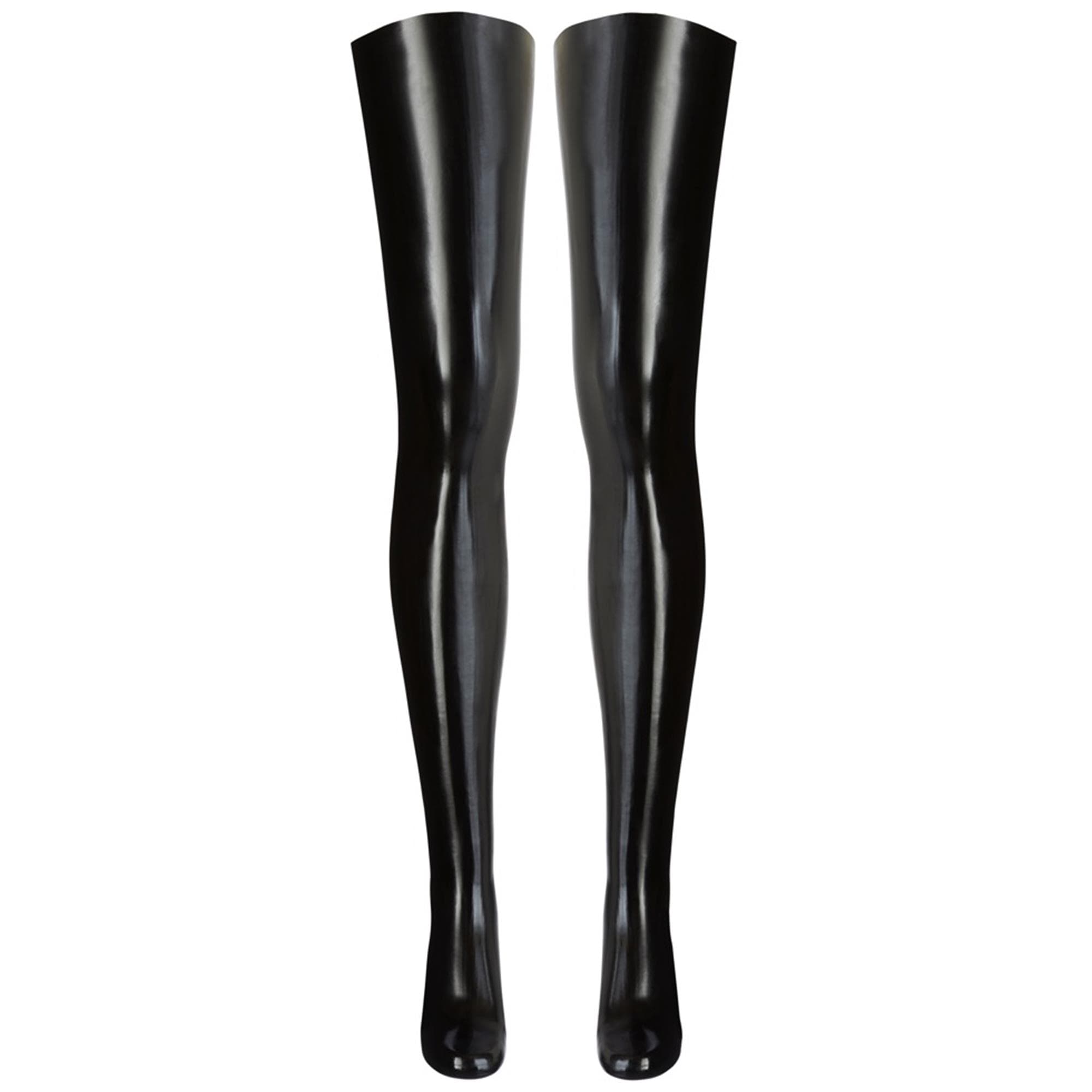 Latex Strumpor - Svart