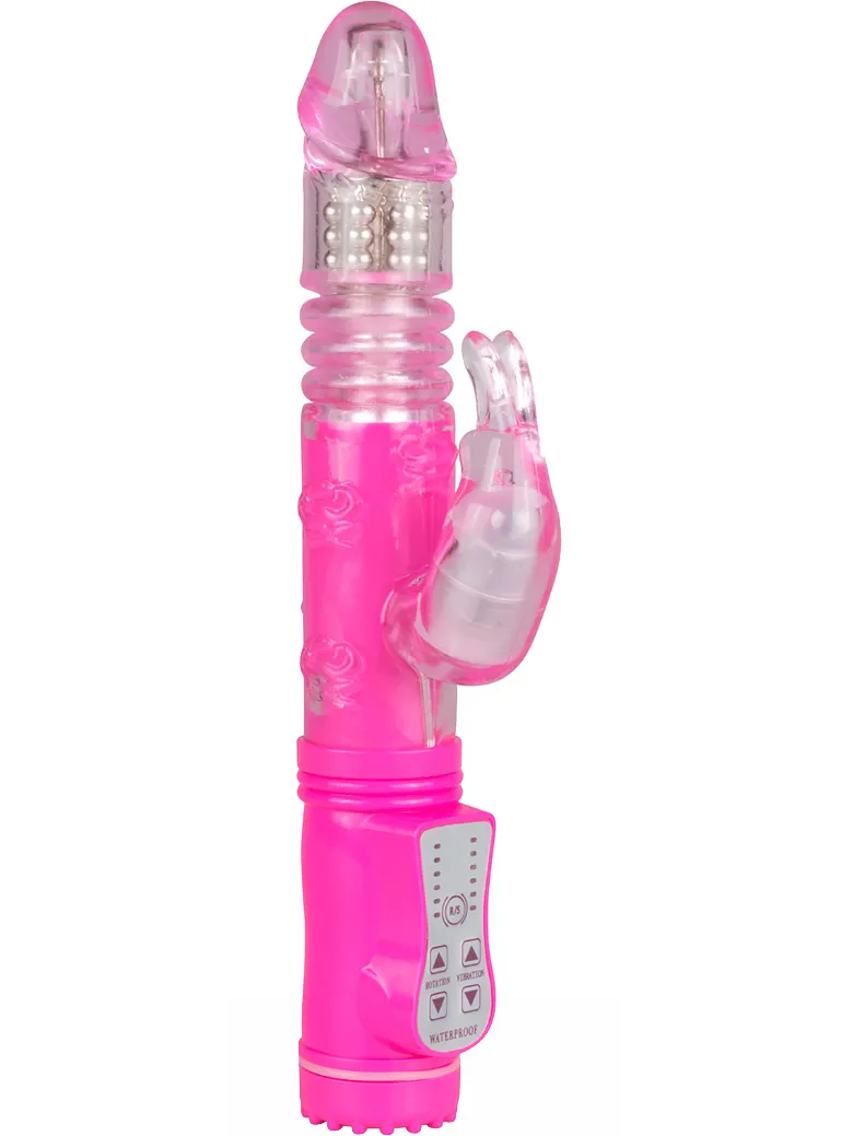 Easytoys Thrusting Rabbit Vibrator Pink Rabbitvibrator