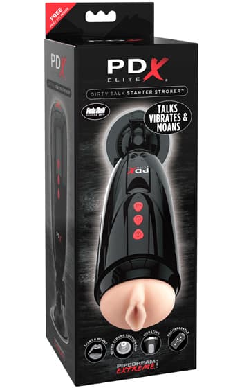 Pipedream PDX Elite Dirty Talk Starter Stroker