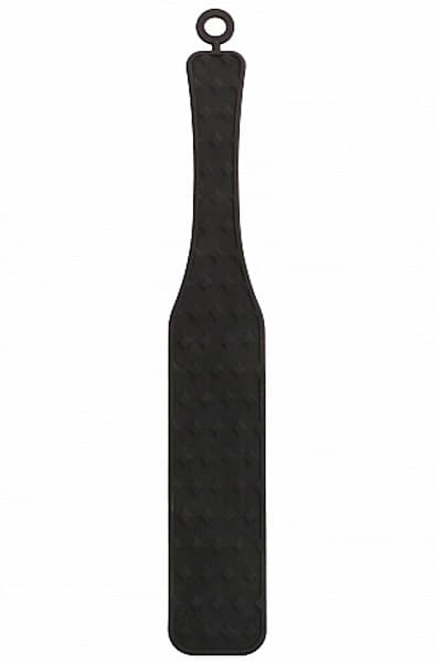 Ouch Silicone Textured Paddle Black BDSM Paddel