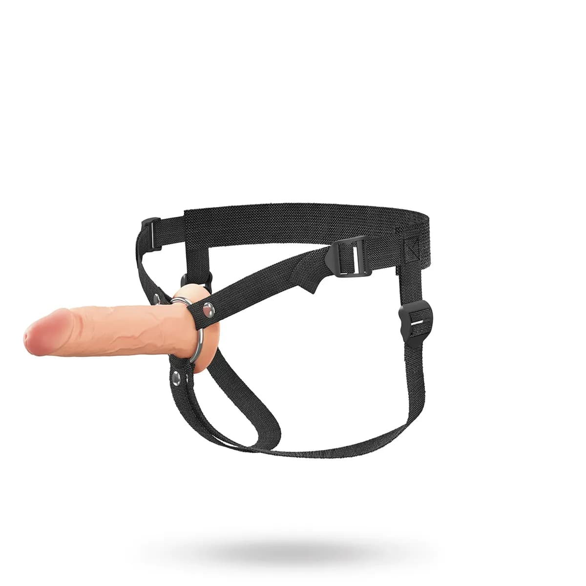 Hollow Silicone Strap-On 15 cm