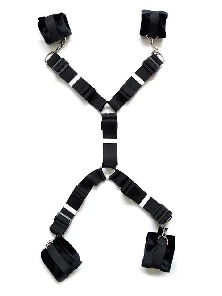 Bed Restraint Set With Cuffs