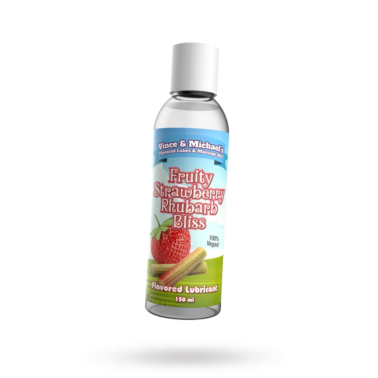 Fruity Strawberry Rhubarb Bliss Flavored Lubricant 50ml Glidmedel med smak