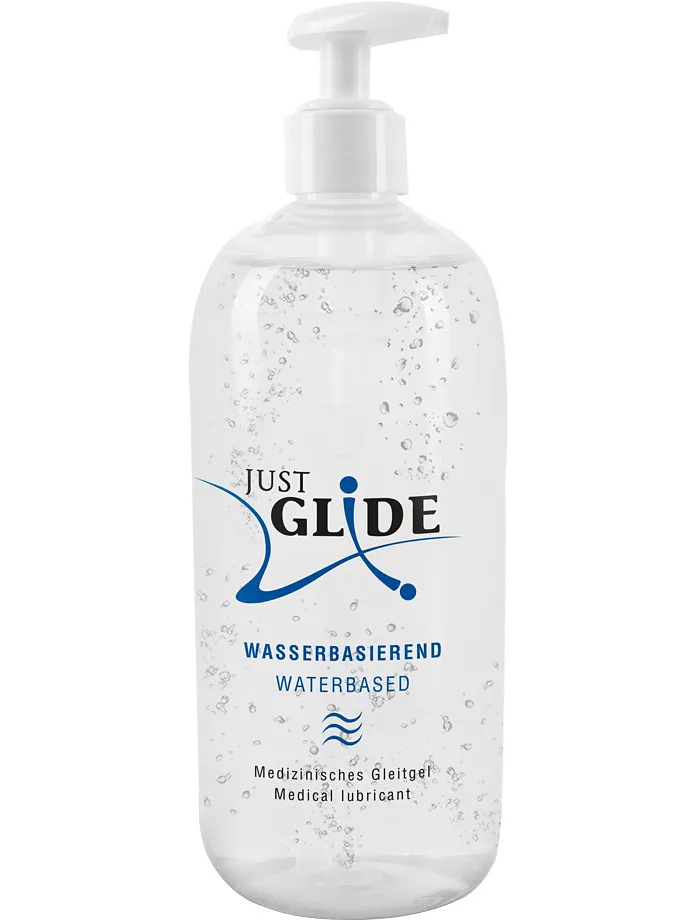 Just Glide: Vattenbaserat Glidmedel, 500 ml