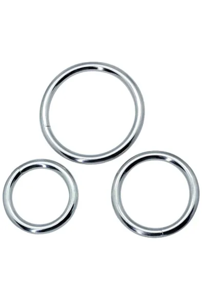 Penisringar Metall 3-pack