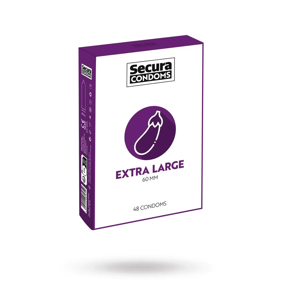 Secura: Extra Large, Kondomer, 48-pack