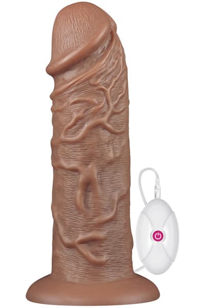 Realistic Chubby Vibrating Dildo 26,5cm