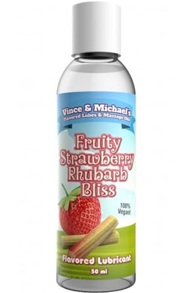 Fruity Strawberry Rhubarb Bliss - Smaksatt Glidmedel
