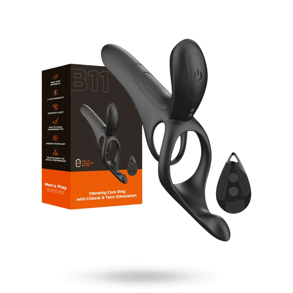 Vibrating Cock Ring With Clitoral Stimulation