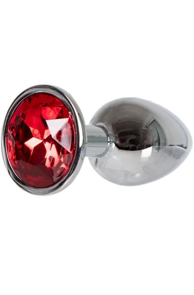METAL PLUG SMALL - SILVER/RED