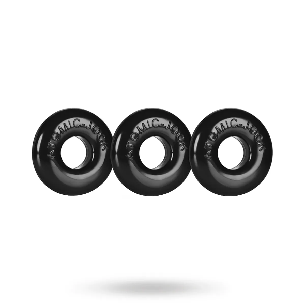 Oxballs Ringer Cock Rings 3-Pack Black