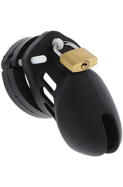 Hidden Desire: Extreme Chastity Silicone Cock Cage Short