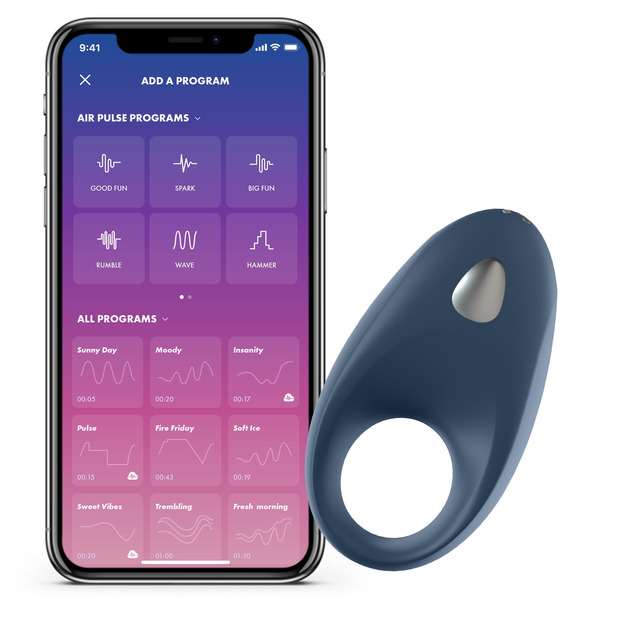 Satisfyer Mighty One with Connect App - Dark Blue