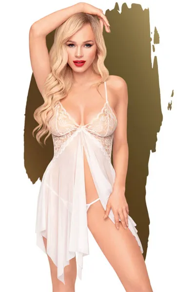 Penthouse Sweet Beast White L/XL Sexiga underkläder