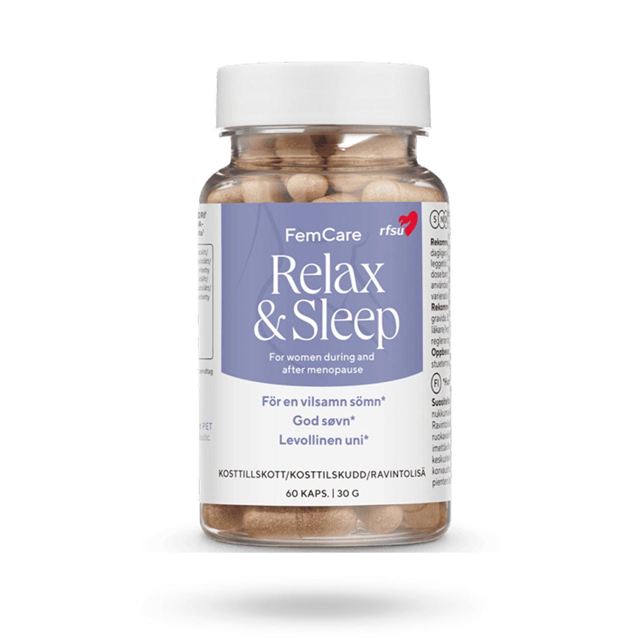 RFSU FemCare Relax & Sleep 60 kapslar