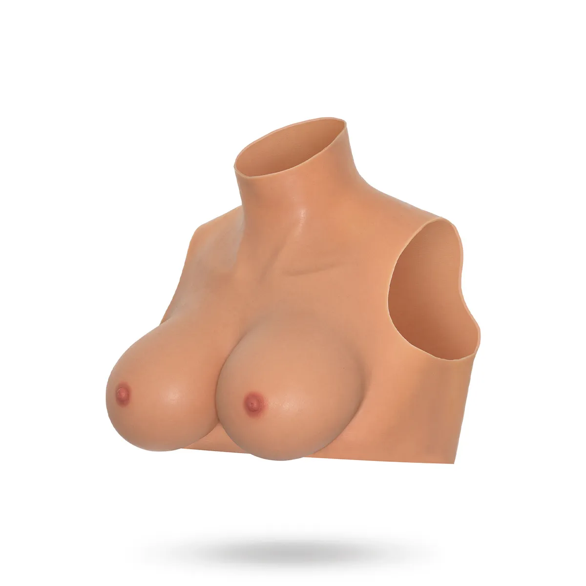 Hidden Desire: Alter Ego, Wearable E-Cup Breasts Top with High Neck