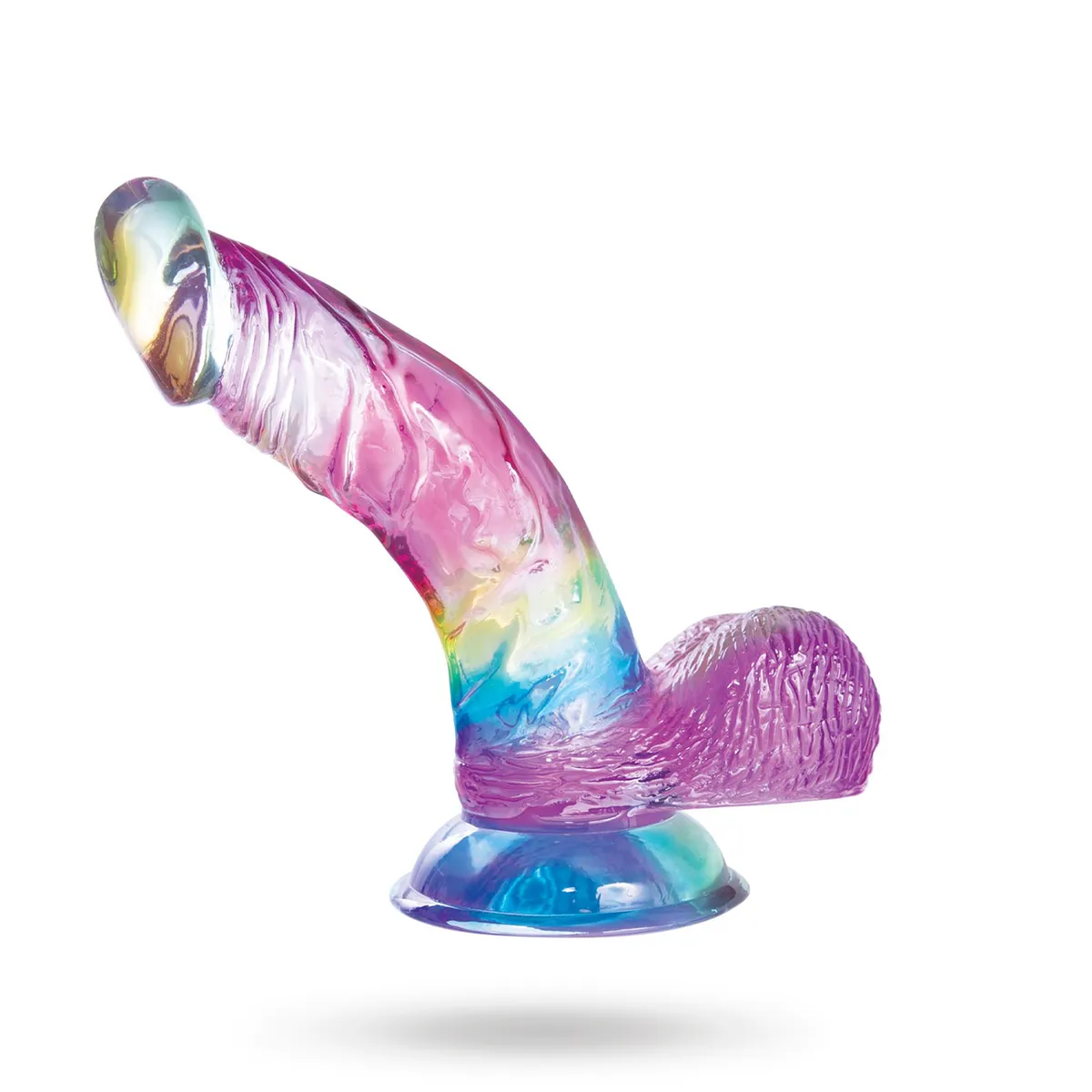Jellildo Dildo Curved With Balls 19 cm