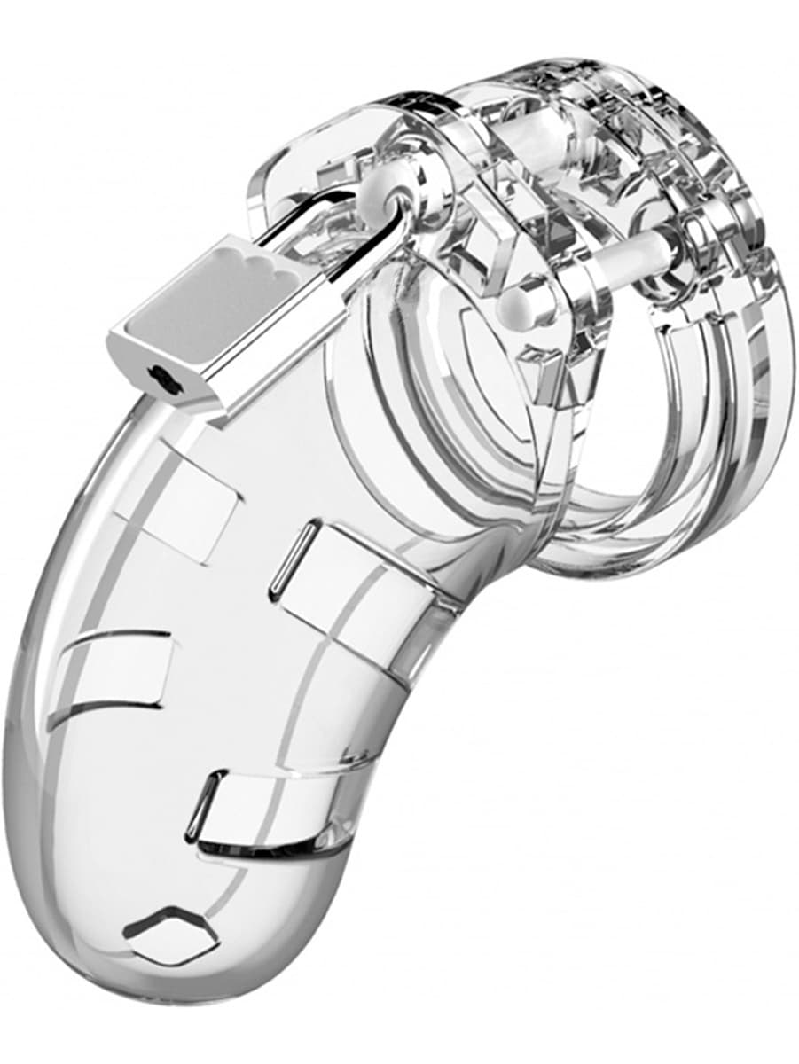 Mancage #01 Chastity 3.5" - Cock Cage Clear