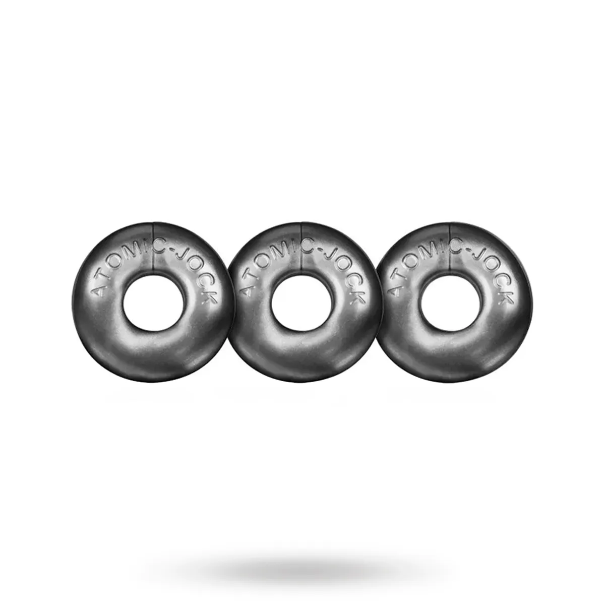 Oxballs Ringer Cock Rings 3-Pack Silver Steel