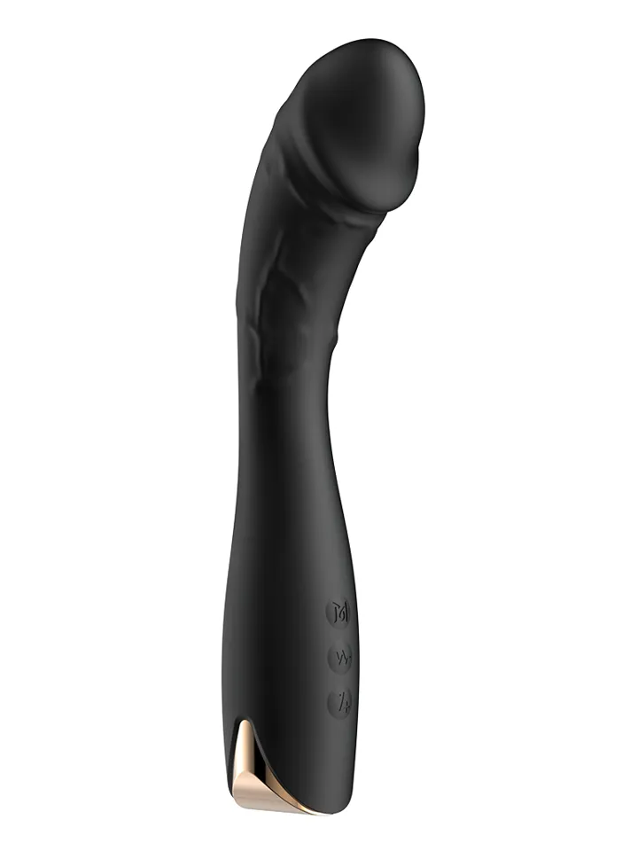 The Powerful G-Spot Vibe Black G-punktsdildo