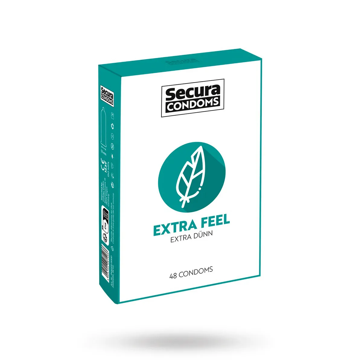 Secura: Extra Feel, Kondomer, 48-pack