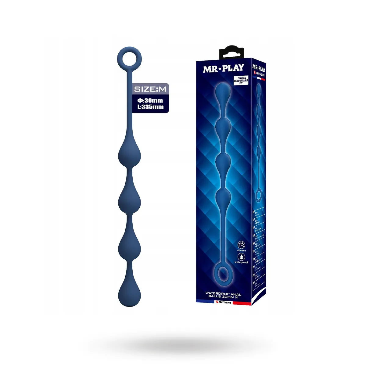 Waterdrop Anal Balls Medium 33,5 cm