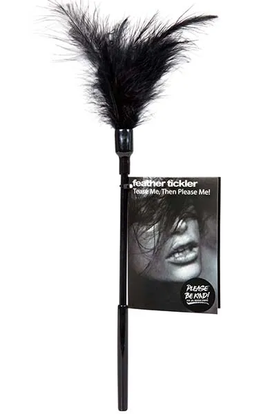 Tease Me Then Fuck Me Feather Tickler Black
