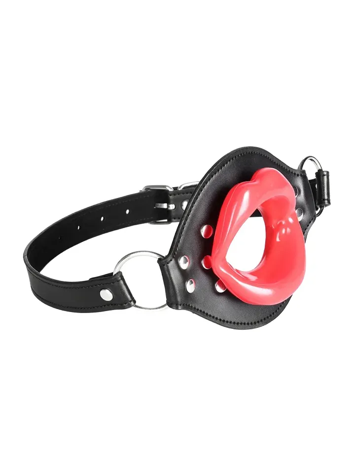 Lips Gag Black/Red Gag