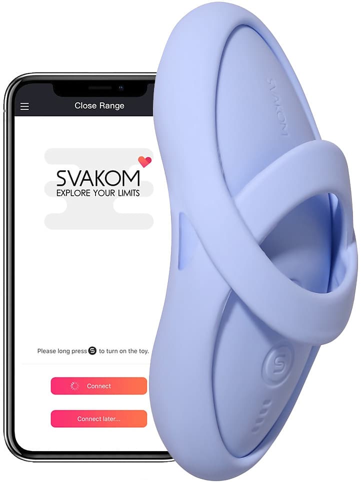 Svakom: Echo 2, Flexible Finger Vibrator, blå