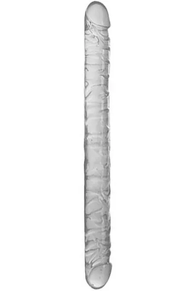 Realistic Double Dildo Clear 45 cm Dubbeldildo