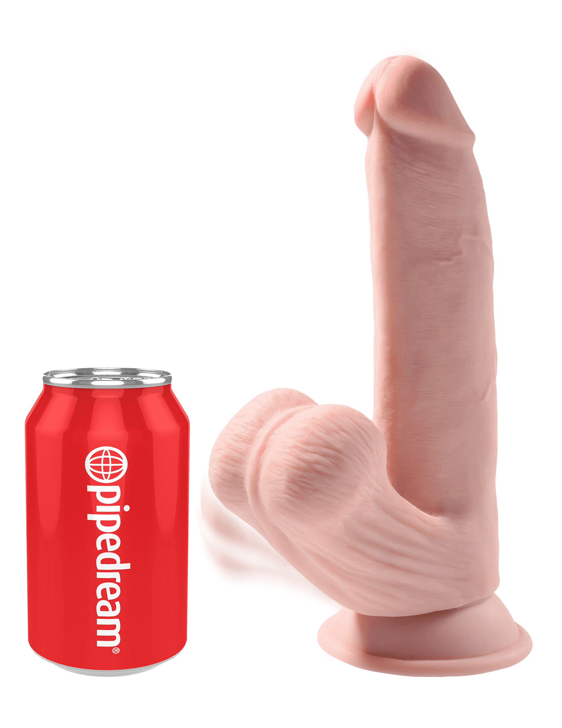 King Cock 20cm - Triple Density with Swinging Balls