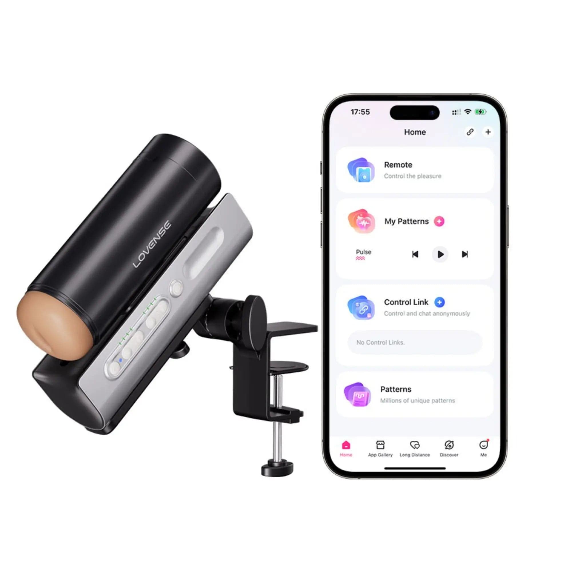 Lovense: Solace Pro, Bluetooth Automatic Thrusting Mastubator