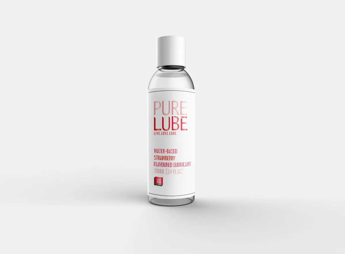 Pure Lube Strawberry Flavoured Lubricant 150 ml