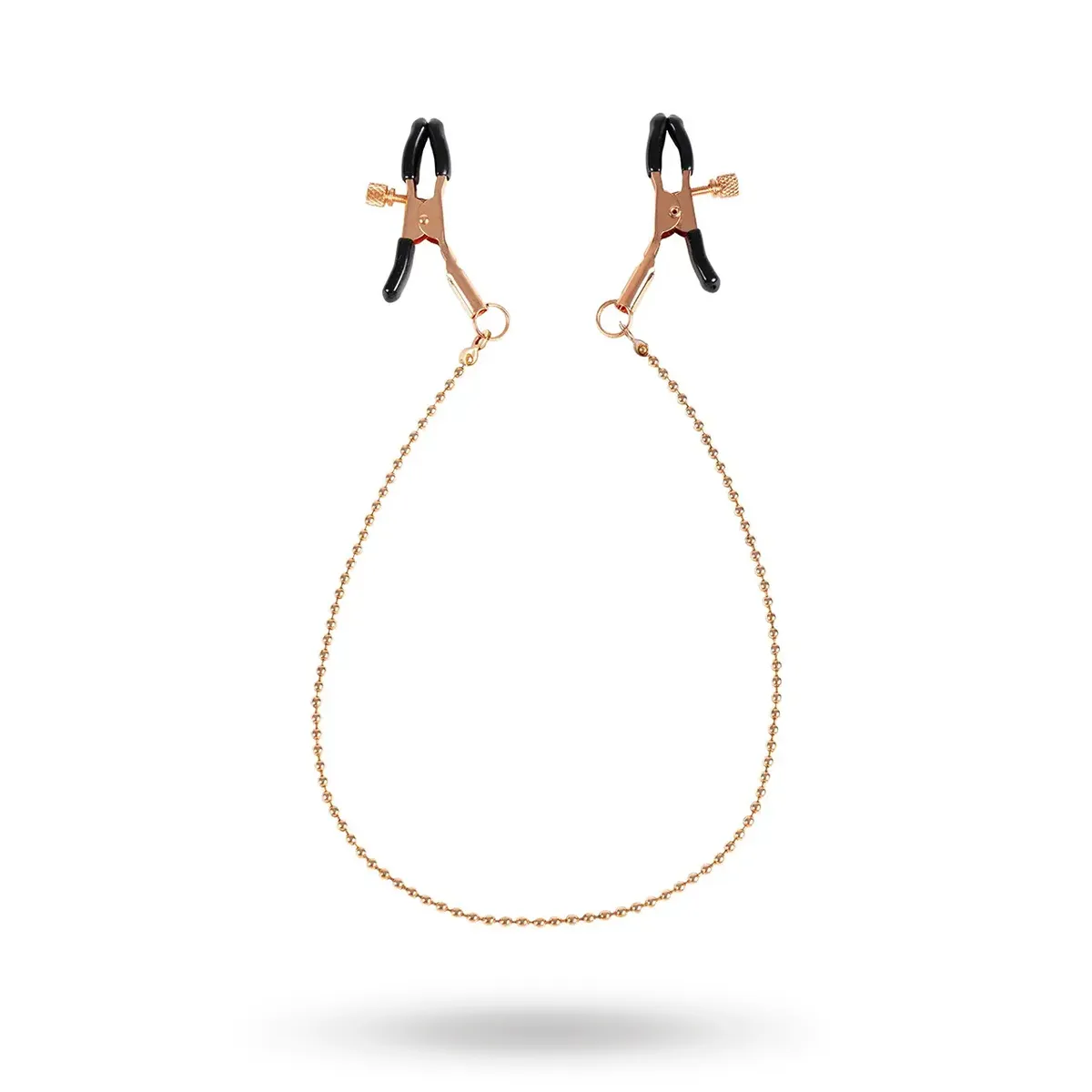 Virgite Nipple Clamps With Chain Gold