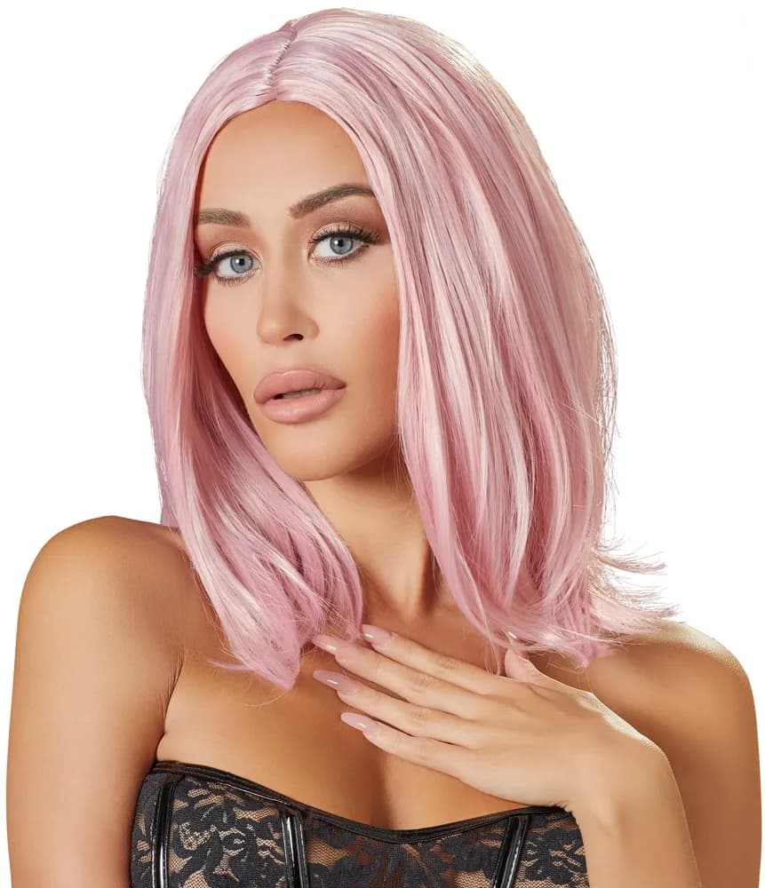 Peruk Bob Pink