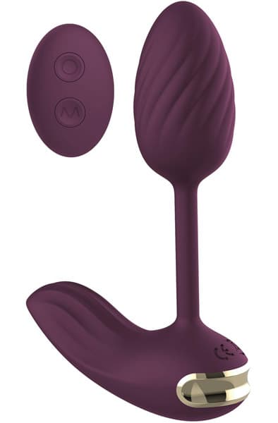 Essentials Flexible Wearable Vibrating Egg Purple Vibrerande ägg