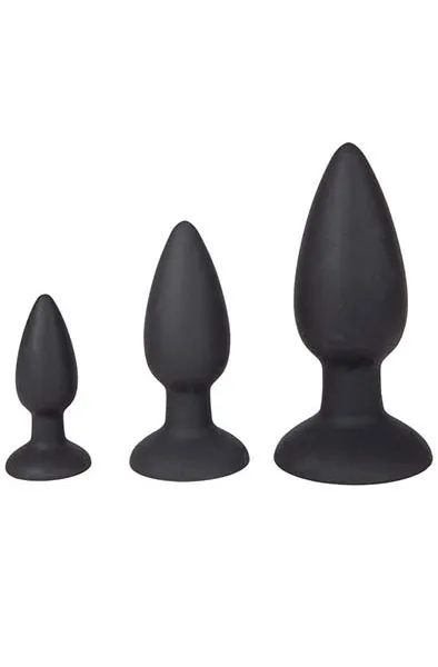 Silicone Buttplug Trainer Kit Analpluggar paket