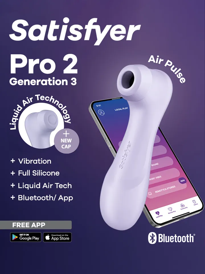 Satisfyer Connect: Pro 2 Generation 3, Double AirPulse Vibrator, lila