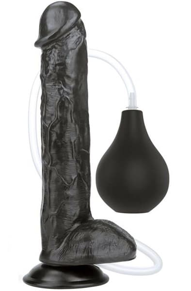 Squirt Extreme Dildo Black 28cm