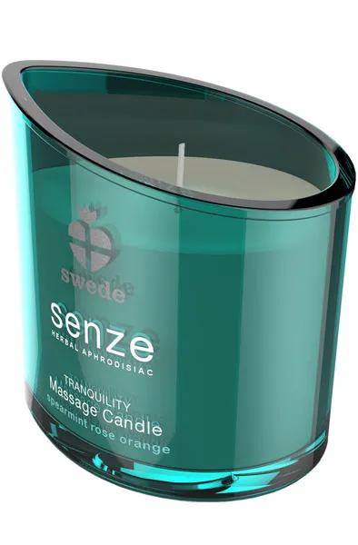 Senze Massage Candle Spearmint Rose Orange 150ml